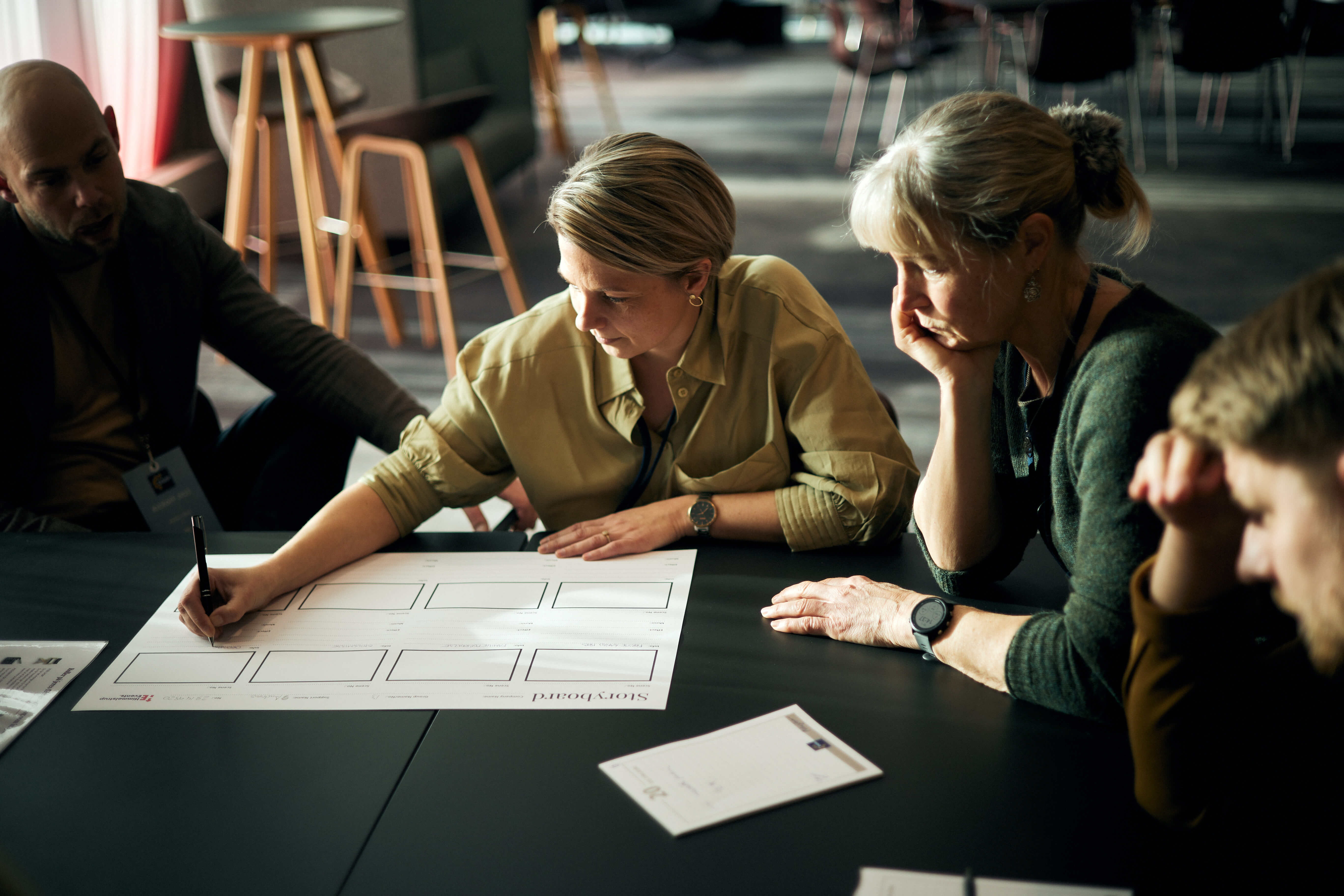 Filmproduktion i fuld gang